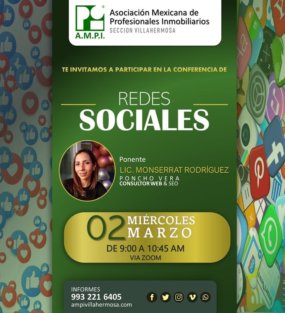 Conferencia Redes Sociales por Montserrat Rodríguez