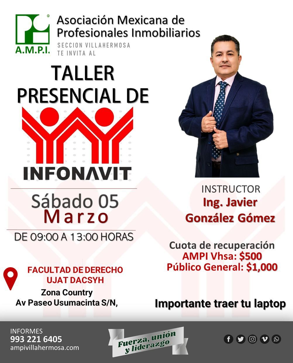 Taller Presencial Infonavit - AMPI Villahermosa 2022