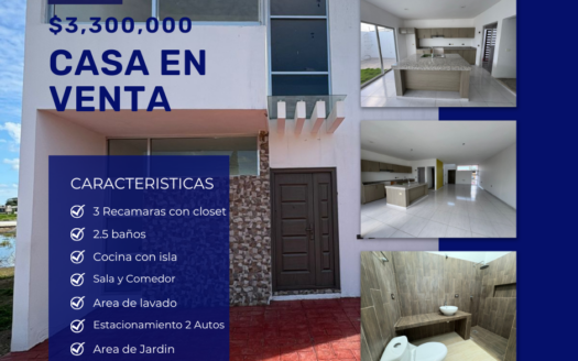 CASA EN VENTA EN FRACC LA PEDRERA EN VILLAHERMOSA TABASCO