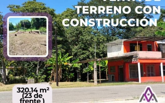 TERRENO CON CONSTRUCCION BOQUERON 4TA