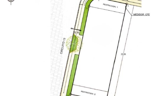 TERRENO EN ESQUINA EN VENTA, RESIDENCIAL HACIENDAS, SABINA, VILLAHERMOSA TABASCO