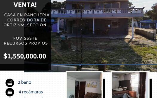 CASA EN VENTA CORREGIDORA ORTIZ 5TA SECCION