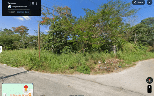 Terreno rústico con doble frente en Ranchería Pechucalco, Cunduacán