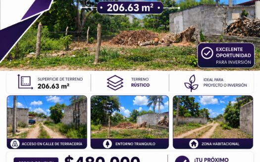 VENTA DE TERRENO RUSTICO